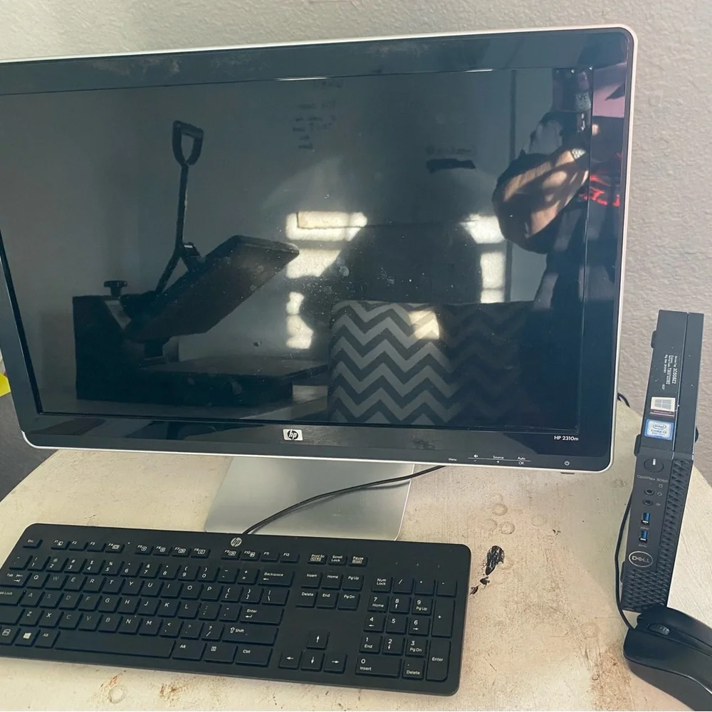 HP All-in-One Desktop with Keyboard and mouse